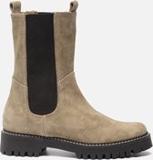 Linea Zeta Chelsea boots beige Suede - Dames - Maat 41