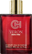 Chatler Eau De Parfum Veron Hero Fire Heren 100 Ml Houtig/kruidig