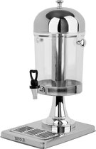 YATO professionele sapdispenser 8 liter met koelunit RVS - voor hotels, vergaderzalen, restaurant of thuis - limonade dispenser - drankdispenser