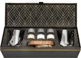 R.O.C.K.S. Luxe Whisky Set - The Connoisseur's Set - Twist Whiskey Glas Edition - Granieten Stones - Cadeau voor Man & Vrouw