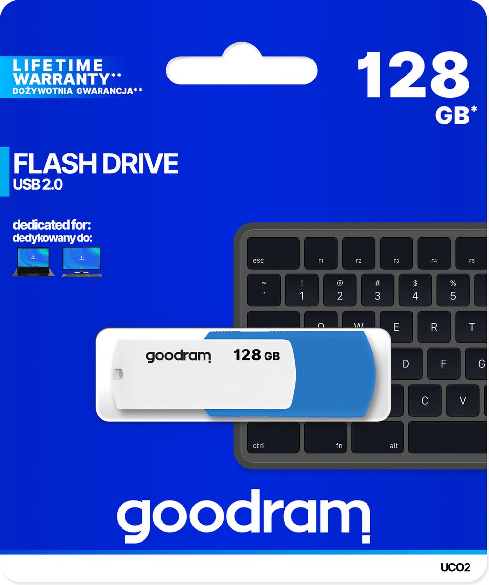 GOODRAM FLASH DRIVE 128GB USB 2.0