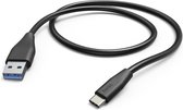 Hama Oplaad-/gegevenskabel USB Type-C - USB-3.1-A-stekker 1,5 M Zwart