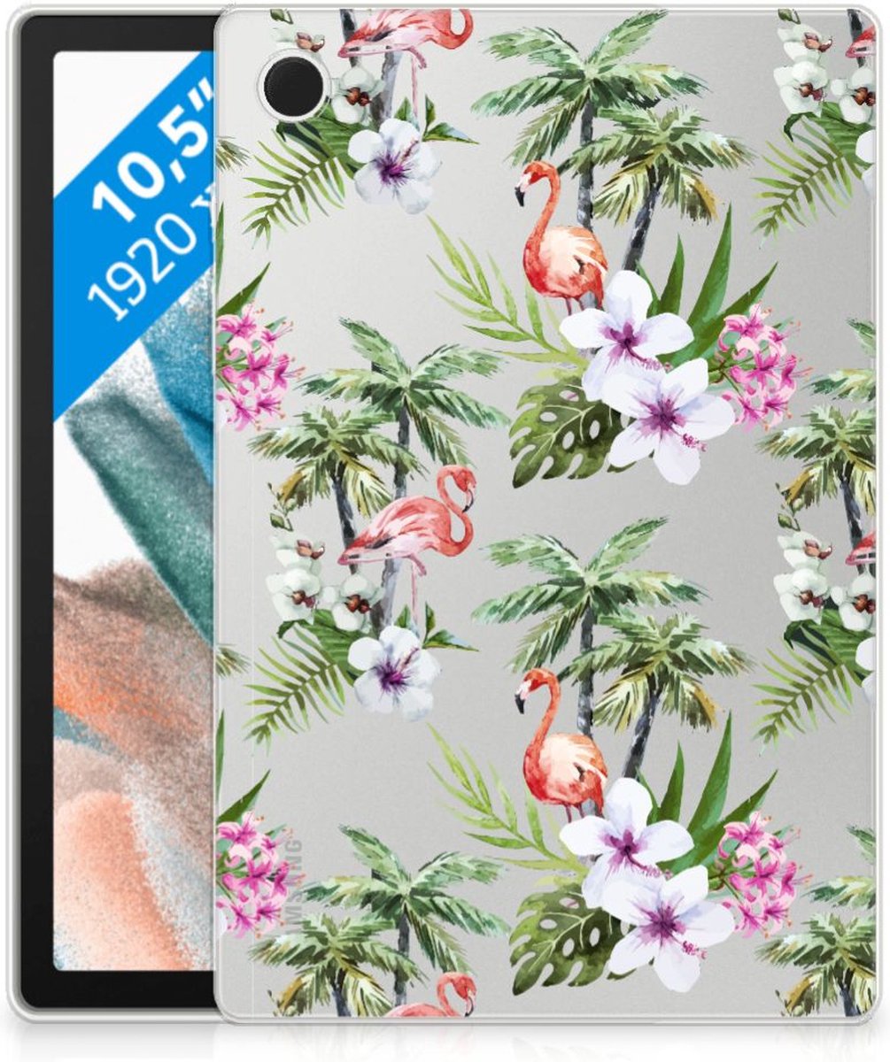 Samsung Galaxy Tab A8 2021/2022 Back Case Flamingo Palms