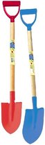 Strandschep Punt Hout/Metaal 101cm Assorti