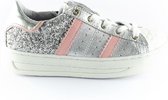 HIP Sneaker H1013 Wit Glitter zilver.-36