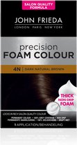 Bol.com 6x John Frieda Precision Foam Colour Haarkleuring 4N Dark Natural Brown aanbieding
