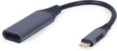 Cablexpert USB Type-C vers DisplayPort mâle, gris sidéral