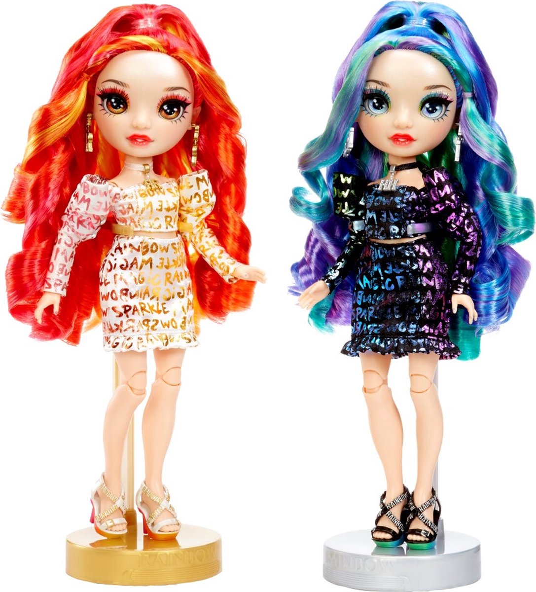 Rainbow High Twins Laurel and Holly De’vious | bol.com