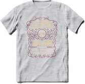50 Jaar Legendarisch Gerijpt T-Shirt | Bordeauxrood - Ivoor | Grappig Verjaardag Cadeau | Dames - Heren | - Licht Grijs - Gemaleerd - M