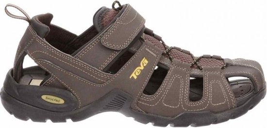 Menselijk ras Ruim verwarring Teva Forebay Heren Wandelsandalen - Bruin - Maat 40.5 | bol.com