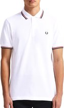 Fred Perry - Polo Wit 748 - Slim-fit - Heren Poloshirt Maat XS