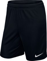 Nike Youth Park II Knit Nb Sportshort Kinderen - Black/White - Maat 128