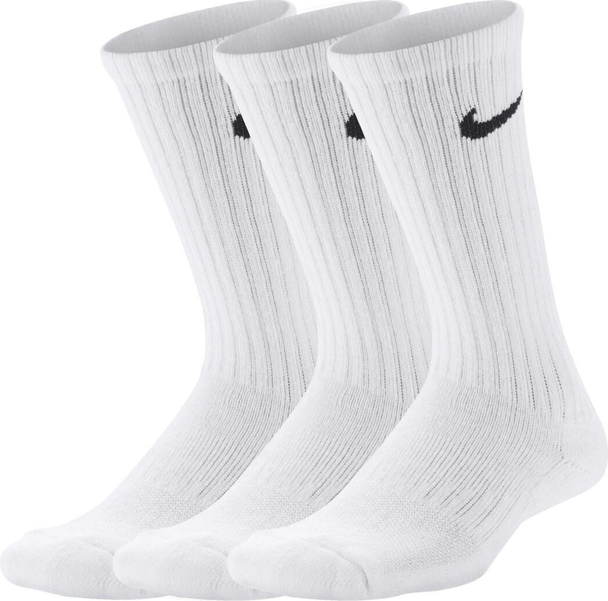 Nike - Everyday Cushioned Crew - 3-Pack Sokken - 38 - 42 - Wit — cadeau in Cadeau-ideeën - foto 3
