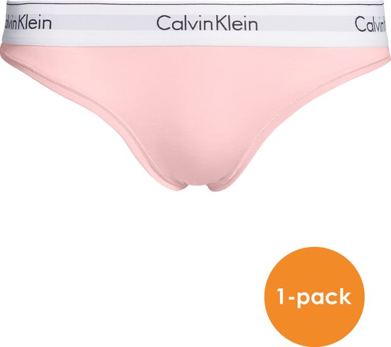 Calvin Klein dames Modern Cotton slip - licht roze -  Maat:
