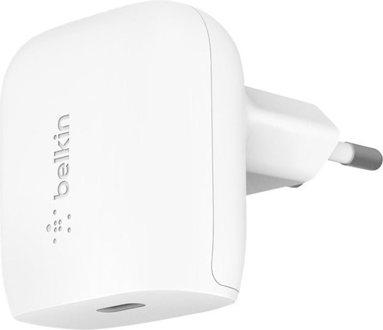 Toestemming muur Ewell Belkin Boost Charge USB-C Oplader – USB Stekker – IPhone Lader – Fast  Charger -... | bol.com
