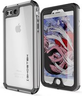 Ghostek - Atomic 3 Waterdicht iPhone 8 Plus/7 Plus hoesje | Zilver