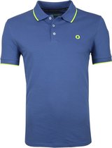 Ecoalf - Polo Duurzaam Katoen Blauw - Slim-fit - Heren Poloshirt Maat XL