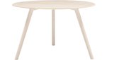 Objekte unserer Tage - Meyer tafel rond - essen gewaxt/wit gepigmenteerd - 115 cm