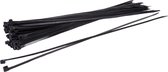 Tie Wraps - Kabelbinders Zwart 200 x 3,6 mm (100 stuks) - Tie Wraps voor hekwerk - Ook voor het bevestigen van bamboe matten en schuttingen tegen gaaspaneel