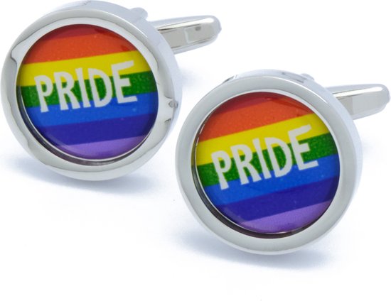 Manchetknopen - Gay Pride Logo
