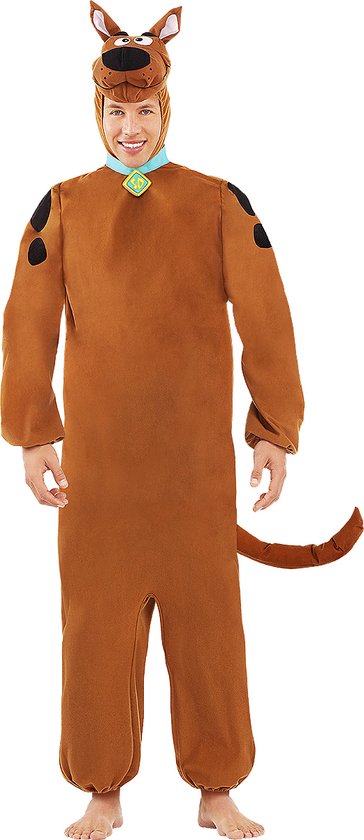 FUNIDELIA Scooby Doo kostuum voor volwassenen - Maat: S - Bruin