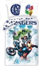 Marvel Avengers Dekbedovertrek Team - Eenpersoons - 140 x 200 + 70 x 90 cm - Katoen