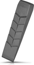 Navaris aluminium kloofwig 800g - 22,5x5,5x4,5cm - rechte wigvorm - houtkloofwig voor o.a. brandhout - aluminium massief hout kloofwig - kapwig