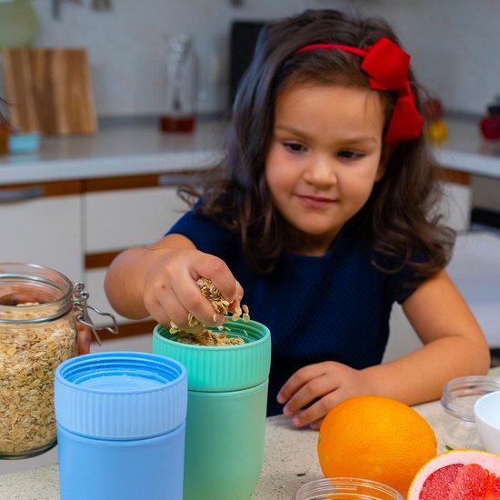 Coninx Bol Muesli A Emporter | Pot Yaourt to go | Bleu