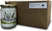 Kokosolie E.V. koud geperst  6 x 500 Gram Etiket -  Biologisch gecertificeerd