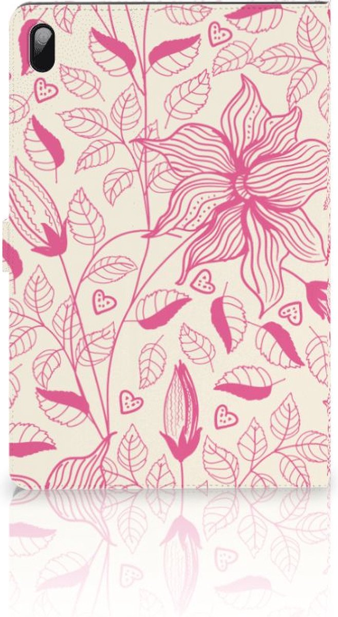 Samsung Galaxy Tab S7 FE | S7+ | S8+ Tablet Cover Pink Flowers
