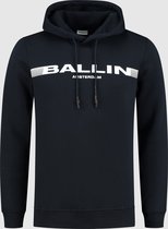 Ballin Amsterdam -  Heren Slim Fit   Hoodie  - Blauw - Maat XS