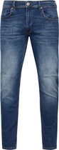 Petrol Industries Heren Jeans Regular Tapered Fit Russel - Spijkerbroek - Stretchdenim - Essentials Collection - Blauw - Maat W30L34