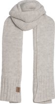 Knit Factory Jamie Gebreide Sjaal Dames & Heren - Beige - 200x45 cm