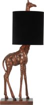Light & Living Giraffe Tafellamp - antique copper/zwart - 20x28x68cm