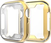 Mobigear Royal TPU Hoesje voor Apple Watch Series 6 (40mm) - Transparant / Goud