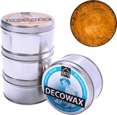 Lacq Decowax Boenwas – Bronze Metallic - Hoogwaardige Meubelwas - Natuurlijke ingrediënten - Bescherming & Verzorging - Houtoppervlakken - Antiek & Meubels - 370 ml