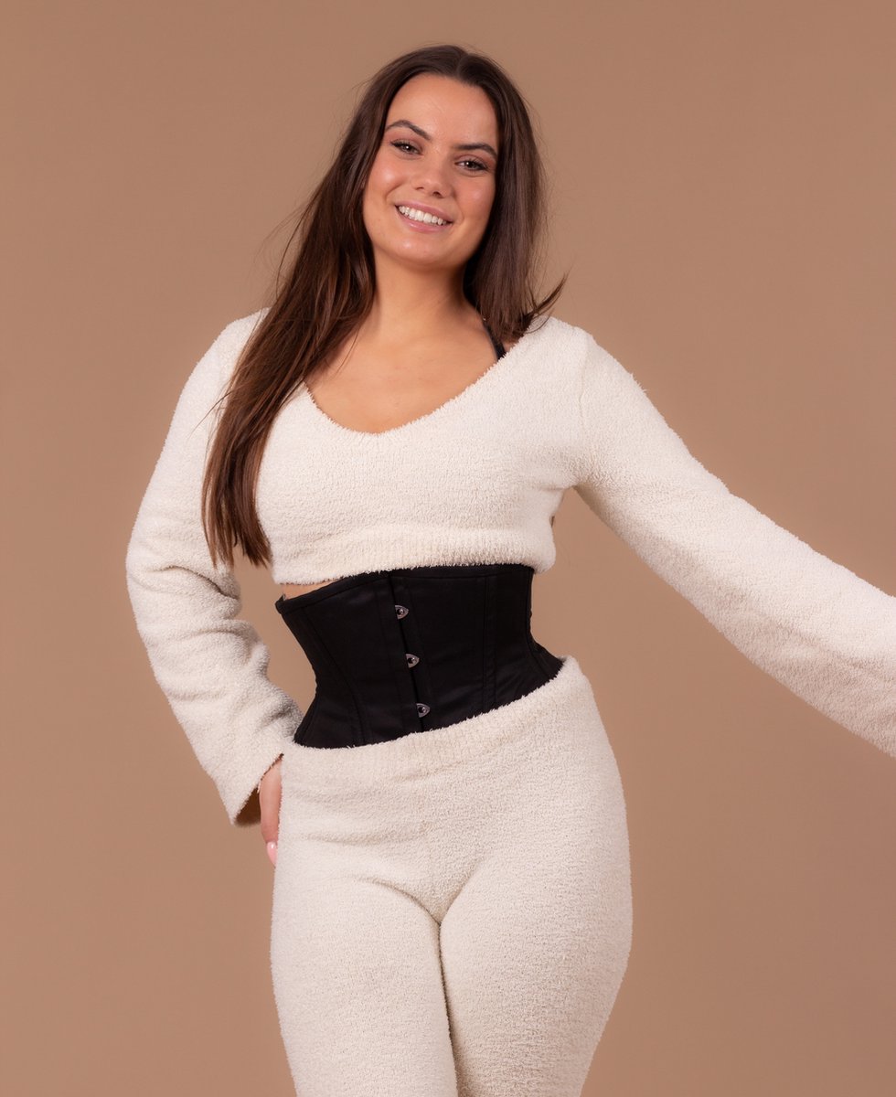 Goedkoopste Style Solutions - The Waisttrainer - Waspie - Corset - XL - Waist trainer body Shaper buik hourglass Stalen Baleinen