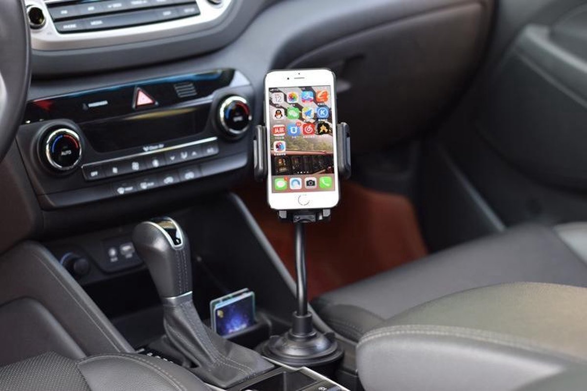 Telefoonhouders Auto Telefoonhouder Auto Universeel Bekerhouder Auto Accessoires Kerstcadeau - iPhone/Samsung/Huwawei/Sony - Verstelbaar - GSM/Smartphone Houder Auto – foto 6