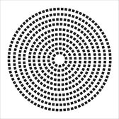 Hobbysjabloon - Template 12x12" 30x30cm squircle