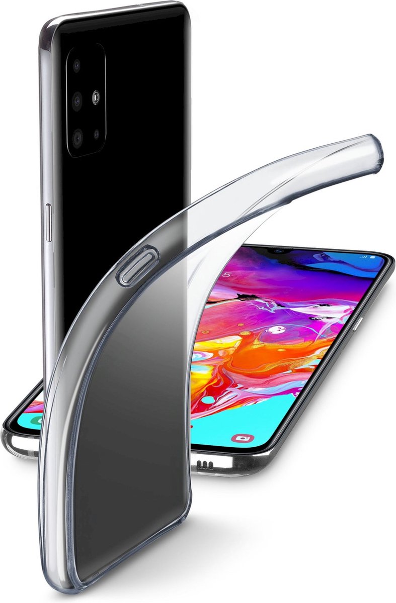 Cellularline - Samsung Galaxy A71, hoesje fine, transparant