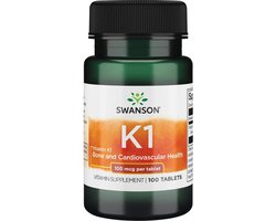 Vitaminen - Vitamin K1 - 100 Tablets Swanson