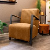 HUUS Fauteuil Sixty - Topkwaliteit fauteuil - Zitting is gemaakt van Stof - 66x85x86 cm
