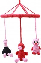 Naturezoo Mobiel (Struisvogel, Eend, Uil) Gehaakt Junior 24 Cm
