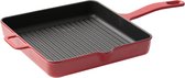 Bol.com Gietijzeren vierkante grillpan rood 25cm - Sürel aanbieding