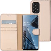 Accezz Wallet Softcase Booktype Samsung Galaxy A73 hoesje - Goud