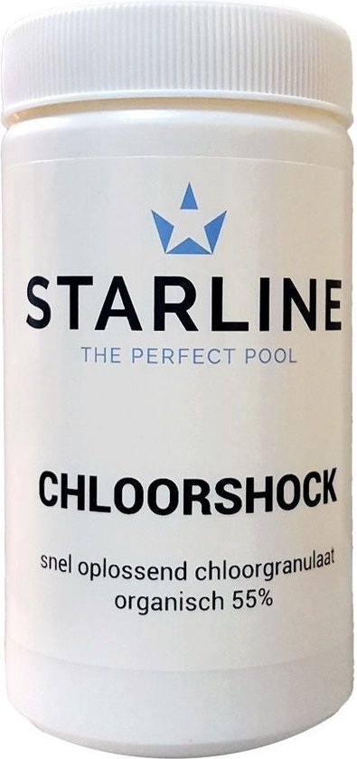 Starline zwembad chloor shock 1 kg