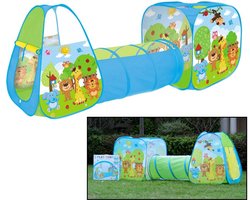 Ballenbak MET Speeltent EN Speeltunnel - Ballenbak Speeltent - Baby - Peuter - Speeltent voor kinderen - Ballentent Popup
