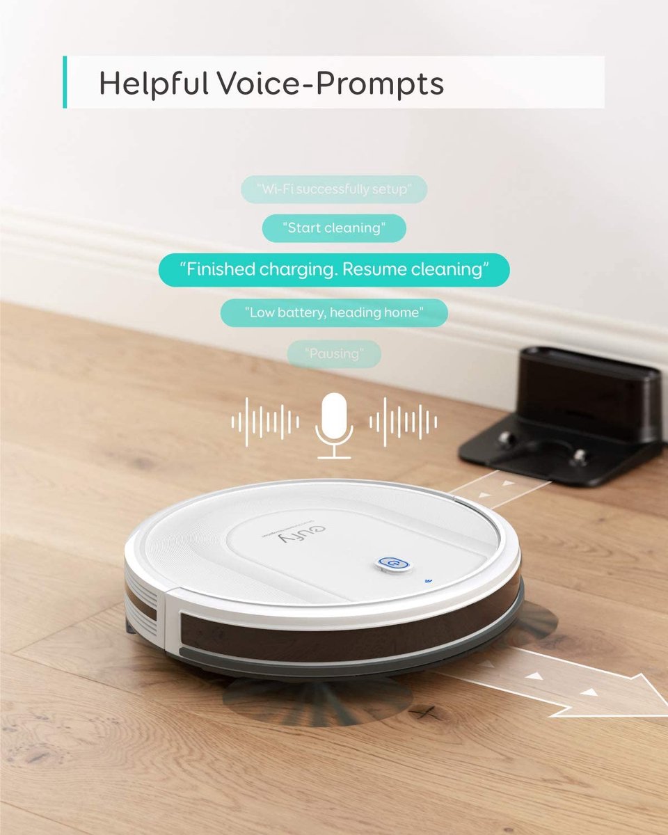 Afbeelding 2 van Eufy RoboVac G10 Hybride - Robotstofzuiger met dweilfunctie