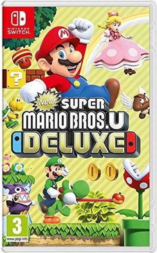 Cover van de game New Super Mario Bros. U Deluxe - Nintendo Switch