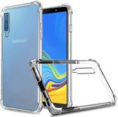 Crystal Backcase Transparant Shockproof Hoesje Samsung Galaxy A70 - Telefoonhoesje - Smartphonehoesje - Zonder Screen Protector